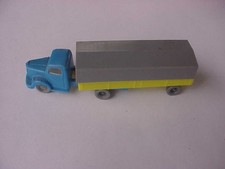 Mercedes Sattelzug mit Planwagen-Aufleger - Made in W.Germany