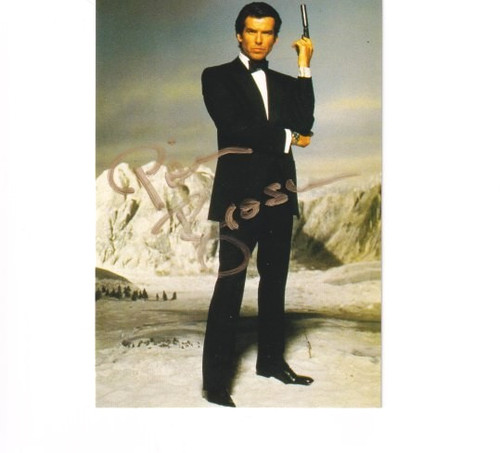 Pierce brosnan autogramm - brosnan,