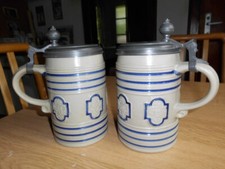 Bier Krüge.2x1l Krug mit