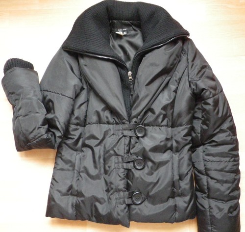 Schwarze kurze daunenjacke - schwarze,