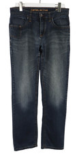 CAMEL ACTIVE Houston Jeans Herren W33/L32 Dark Blue Faded Whiskers Straight Fit