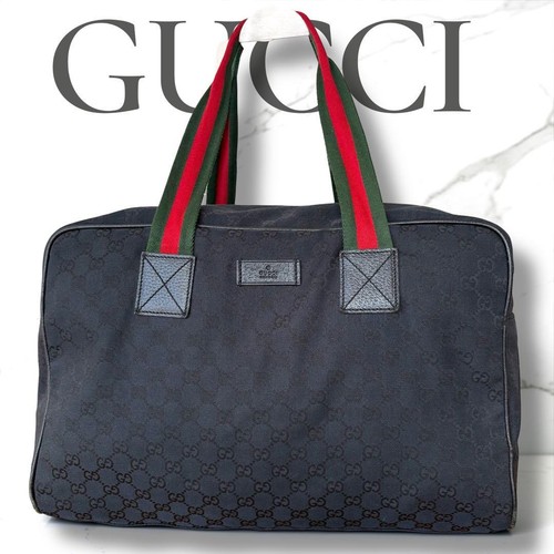 Gucci canvas boston bag - canvas,