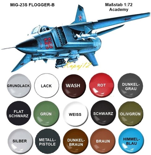Mig 23s flogger maßstab - mig-23s,