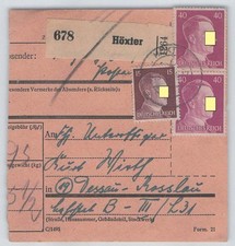 Deutsches Reich Paketkarte