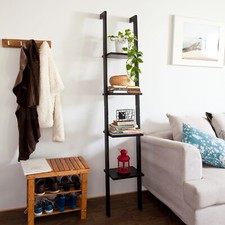 B-waren Wandregal Badregal Leiterregal Standregal Bücherregal FRG15-SCH-bwaren