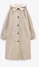 ZARA  Mantel Mit Kapuze Neu