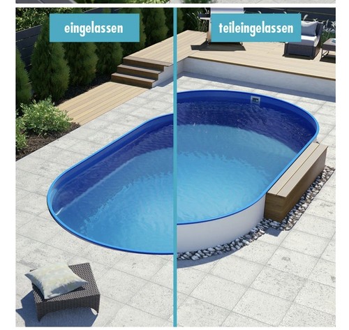 Pool neu unbenutzt ovalbecken - unbenutzt,