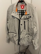 Wellensteyn Herren Jacke Chester grau - glänzend / Orange -Gr .XXXL -neuwertig