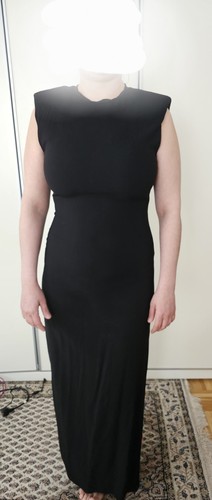 Neu zara abendkleid stretch - m,