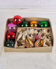 Konvolut alte Christbaumkugeln