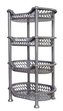 Küchenregal stapelbar Obstregal Gemüseregal Stapelkasten Standregal Küche Obst