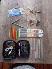 Konvolut Stricknadeln Nadelspiel verschiedene Größen teilw. Neu Stricken Strick