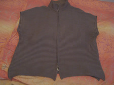 KARIN GLASMACHER   WESTE  STRICKWESTE  braun  Gr. 1 ca. 44 46  LAGENLOOK