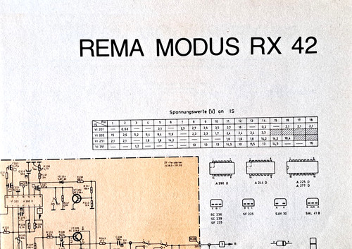 Stromlaufplan 1985 rema modus - stromlaufplan,