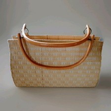 Vintage Damen Tasche gewebte