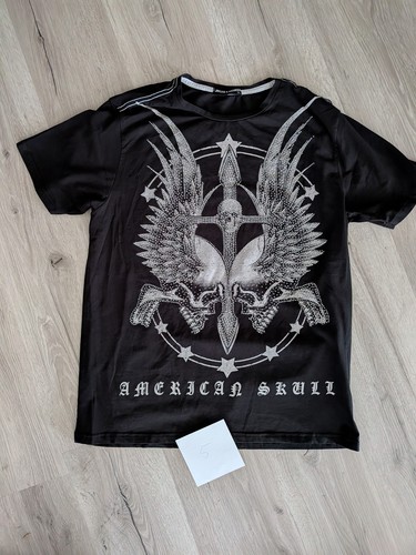 Herren shirt mit strass - herren, xl