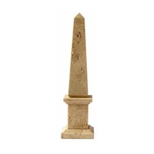Obelisk Klassisch IN Travertin Italian Stone Classic Obelisk Home Design H.30CM