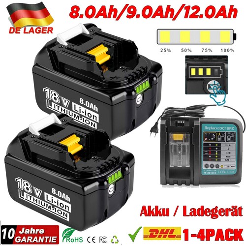 18v 6ah 8ah - akku, für