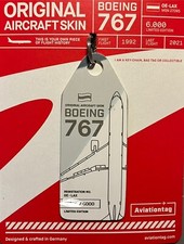 Aviationtag Austrian Airlines Boeing 767 OE-LAX Tricolor Star Alliance Logo