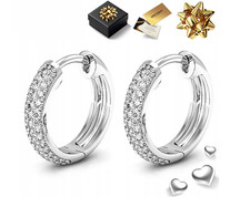 Silber Creolen Damen 925 mit