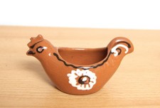 Eierbecher Huhn Hahn beige  Keramik