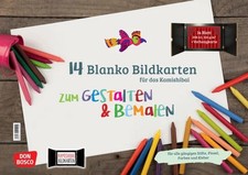 14 Blanko Bildkarten zum