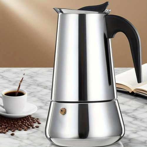 Edelstahl espressokocher - edelstahl,