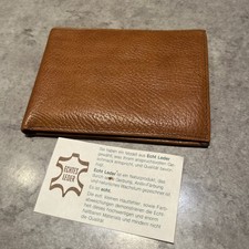 Braunes Portmonee aus Echtem Leder