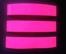 3 Neon Pink floureszierend floureszent Tagleuchtend Fahrrad Fahrradaufkleber 