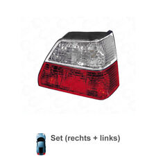 2 x Rückleuchten Heckleuchte für VW Golf II 83-92 red/crystal / Klarglas 1017484