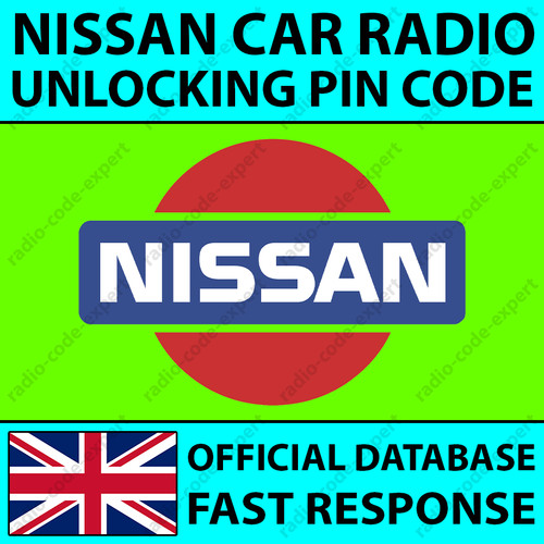 Nissan radio pin code - code, fÜr