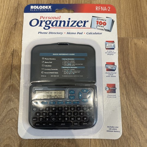 Rolodex rfna electronic - rolodex, rfna-2