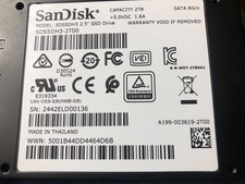 SanDisk Ultra 3D SSD 2TB 2,5" SATA III 6Gb/s – Modell SDSSDH3-2T00 – TOP Zustand