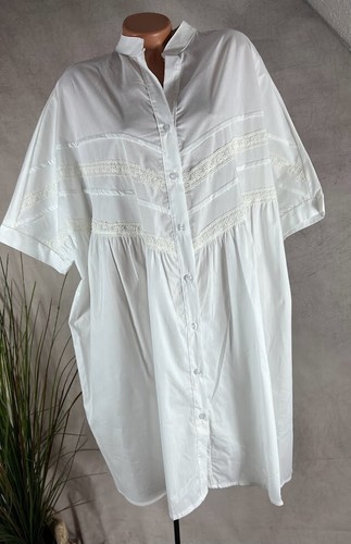 Weites blusen kleid popeline - kleid,