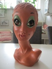 Vintage/Retro  70er Jahre Twiggy Deko Kopf