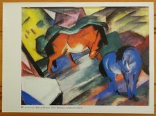 Franz Marc  "Chaos und Pferde"