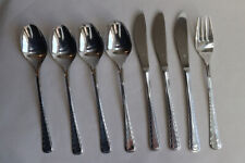 WMF cromargan Genf Vorspeisenbesteck - 1 Gabel, 4 Löffel (je 18.6 cm), 3 Messer