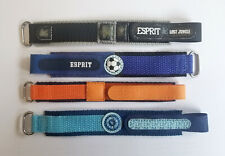 Uhrenarmbänder Textilarmband 15 16 19 mm Bandanstoß Klettverschluss Kinder 80216