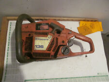 verkaufe Benzin Motorsäge Kettensäge Bastlerteil teilespender  husqvarna 136