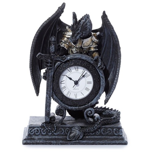 Drache auf kaminuhr - drache,