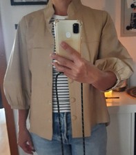 Coster Copenhagen Bluse  Leder Größe 36