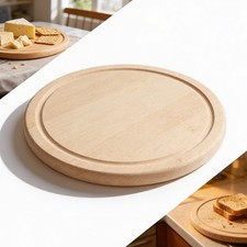 Holz Schneidebrett rund 25 cm
