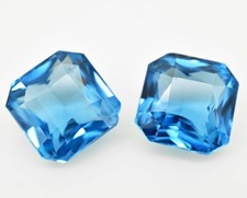 Natürlicher meerblauer Saphir