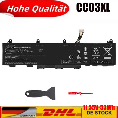 Ersatz 53wh cc03xl laptop - ersatz,