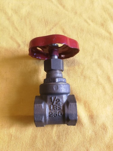 Muffenschieber messing - hs,
