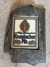 Krombacher Werbeschild Felsenbild Werbung Bier Schild Reklame F.W. Dicks 3D
