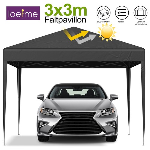 Pavillon 3x3m wasserdicht - pavillon,