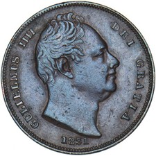 1831 Farthing - Wilhelm IV