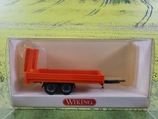 1:87 Wiking 666 01 21 Anhänger für Mini Bagger OVP / K01