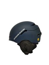 OutdoorMaster ELK MIPS Skihelm Snowboardhelm für Männer Frauen & Jugend Dunkelbl